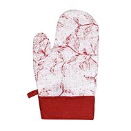 Forbyt Kitchen mitt 18 × 28 cm, leaf red - Oven Mitt