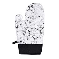 Forbyt Kitchen mitt 18 × 28 cm, leaf black - Oven Mitt