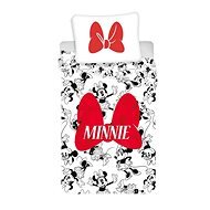 Jerry Fabrics Obliečky Minnie red bow 140 × 200, 70 × 90 cm - Detská posteľná bielizeň