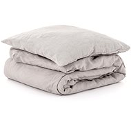 Tom Linen Linen Light grey 140x200,50x70 - Bed Linen