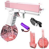 Toybit Automatic Water Spray Gun with Cartridges, Pink - Water Gun
