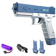 Toybit Automatic Water Spray Gun with Refills, Blue - Water Gun