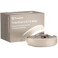 Tractive CAT 6 Mini GPS Tracker for Cats with Health Monitor and Collar, Brown - Pet GPS Tracker