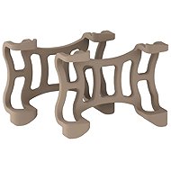 Tractive DOG 6 XL rubber clips 2pcs, brown - Locator Accessory