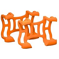 Tractive DOG 6 XL Adventure Edition, rubber clips 2 pcs, orange - Locator Accessory