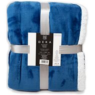 Home Elements deka mikroflanel s beránkem 150 × 200 cm modrá - Blanket