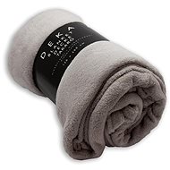 Home Elements microflannel blanket 150 × 200 cm light grey - Blanket