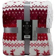 Home Elements microflannel blanket with lamb 150 × 200 cm reindeer - Blanket