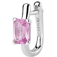 BROSWAY Single Fancy Vibrant Pink FVP07 1 pcs (Ag 925/1000, 1 g) - Earrings