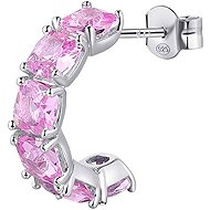 BROSWAY Single Fancy Vibrant Pink FVP10 1 pcs (Ag 925/1000, 2,3 g) - Earrings