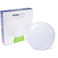Tesla - LED stropní svítidlo 18W, 230V, 1800lm, 4000K, Ra 80, 200st kulaté, IP44 - LED světlo
