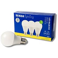 Tesla - LED bulb BULB E27, 8W, 230V, 806lm, 25 000h, 3000K warm white, 220st 3pcs in pack - LED Bulb
