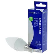 Tesla - LED bulb CANDLE candle, E14, 6W, 230V, 500lm, 25 000h, 4000K daylight white, 220deg - LED Bulb