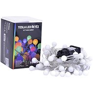 Tesla - decorative chain Flask 1,8cm, 80LED, RGB, 230V, 8m + 3m cable, timer, IP44 - Light Chain