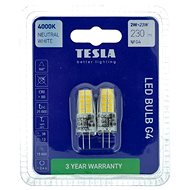 Tesla - LED bulb G4, 2W, 12V, 230lm, 25 000h, 4000K daylight white, 360d 2pcs in package - LED Bulb