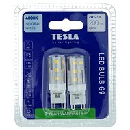 Tesla - LED-Glühbirne G9, 2W, 230V, 200lm, 4000K tageslichtweiß, 2 Stück im Pack - LED-Birne