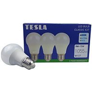 Tesla - LED žárovka BULB E27, 9W, 230V, 1055lm, 25 000h, 4000K teplá bílá, 220st 3ks v balení - LED Bulb