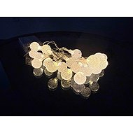Tesla Dekorativní řetěz Orby, 20 LED, 3000K, 2m + 30 cm, 3xAA baterie, časovač, IP20 - Light Chain