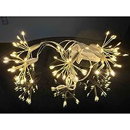 Tesla Lichterkette Wunderkerzen, 90 LED, 3000K, 2m + 50 cm, 3xAA Batterien, Timer, IP44 - Lichterkette