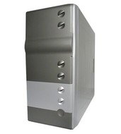 KME MidiTower ATX CX-6559 P4-300W 4x5.25"+1x3.5"+1xzap.3.5" - stříbrné provedení - PC Case