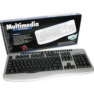 KME Keyboard KB-3701 silver-black - USB - Keyboard