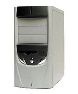 MiddleTower ATX design "Nokia 8850" Silver 250W 4x5.25"+1x3.5"+2xHDD - PC Case