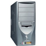 MiddleTower Ropla PX4 ATX-300W, i P4, kovový design, front USB - PC Case