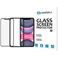 Odzu Glass Screen Protector E2E Kit iPhone 11/XR s inštalačným rámčekom - Ochranné sklo