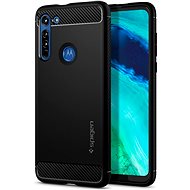 Spigen Rugged Armor Moto G8, Black - Phone Cover