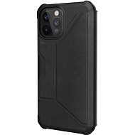 UAG Metropolis LTHR, Black, iPhone 12 Pro Max - Phone Cover