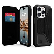 UAG Metropolis Folio Kevlar Black iPhone 14 Pro - Phone Cover