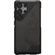 UAG Metropolis LT w/Magnet Topography Black Samsung Galaxy S25 Ultra - Phone Cover