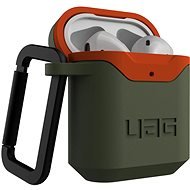 UAG Hard Case Olive/Orange Apple AirPods - Fülhallgató tok