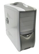 MiddleTower Ropla CARRY X, ATX-300W, i P4, přenosný case, stříbrný - PC Case