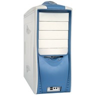MiddleTower Ropla Sweex CARRY X, ATX-300W P4, přenosný case, modrý - PC Case