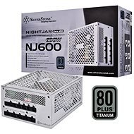 SilverStone Nightjar Fanless Titanum NJ600 600W - PC tápegység
