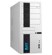 EUROCASE MiddleTower 5425 Black-white 400W - PC Case