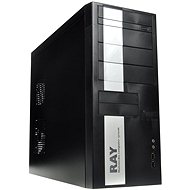 EUROCASE MiddleTower 5425 Black-silver 400W - PC Case