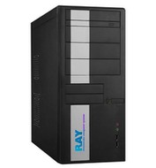 EUROCASE MiddleTower 5425 Black-silver 400W Fortron - PC Case