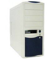 Eurocase MiddleTower 5410, ATX 300W P4, 4x 5.25", 2+1x 3.5", 2x80mm chladič, 2x USB - PC Case