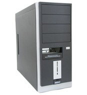 EUROCASE MiddleTower 5470 Black-silver 350W - PC Case