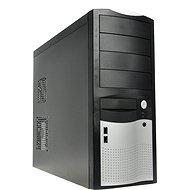 EUROCASE MiddleTower 5410 Black-silver 400W - PC Case
