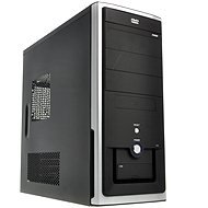EUROCASE MiddleTower 301 Black-silver 350W - PC Case