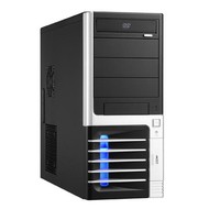 EUROCASE MiddleTower 630 Black-silver 400W - PC Case