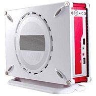 EUROCASE mini-ITX 850 white-red 90W - PC Case