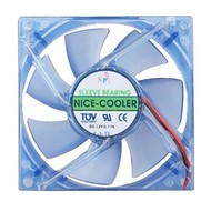 EUROCASE 8cm Silent - blue - Fan