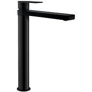 AQUALINE Washbasin Mixer High Black - Tap