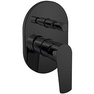 AQUALINE Concealed Tap 2 Outputs Black Matt - Tap