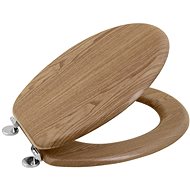 AQUALINE Toilet Seat MDF Oak 1705-10 - Toilet Seat