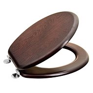 AQUALINE Toilet Seat MDF Walnut 1705-11 - Toilet Seat